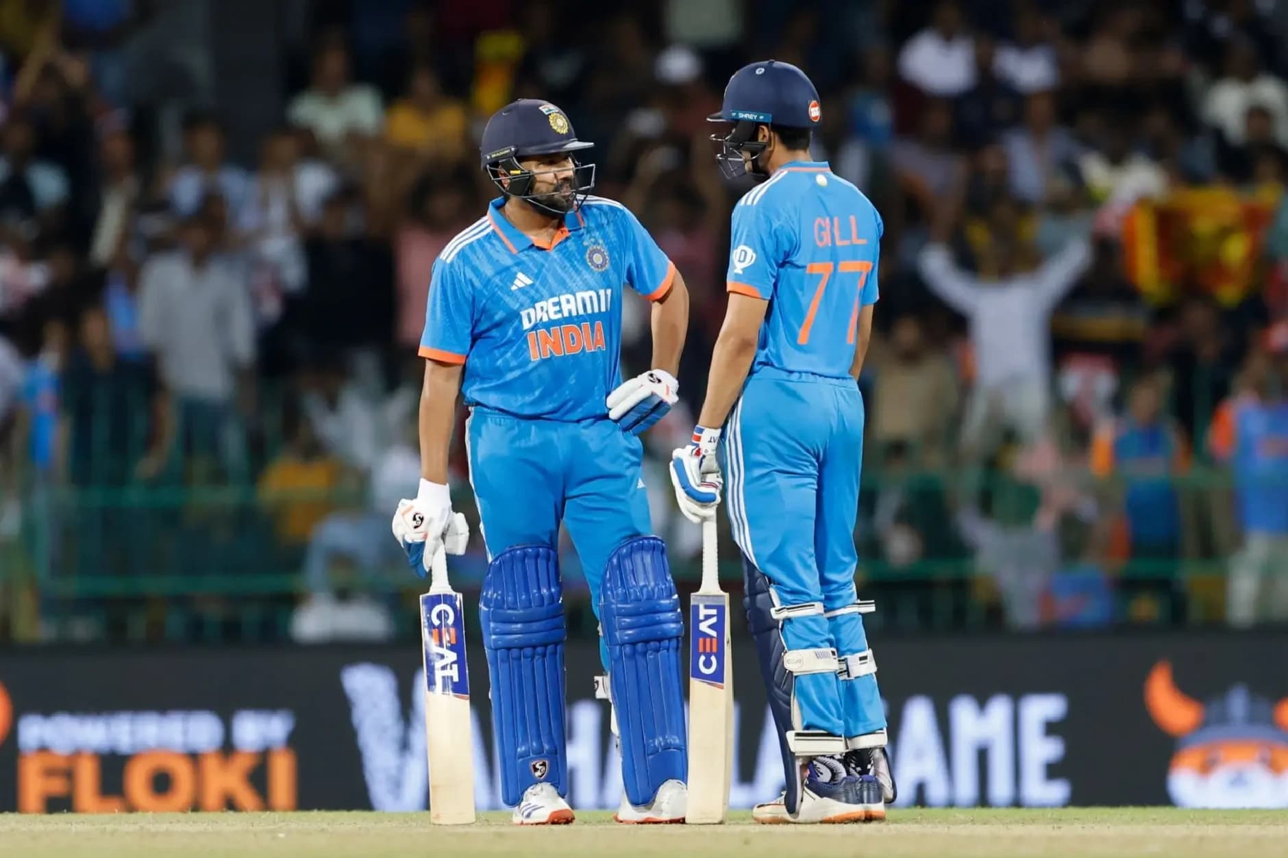 Valhalla x Floki as Associate Silver Sponsor of the India vs Srilanka Cricket ODI Series.