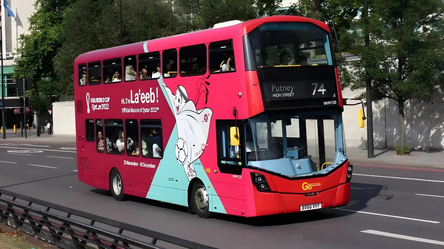 Kicking Off in Style: Our FIFA World Cup Bus Campaign in London