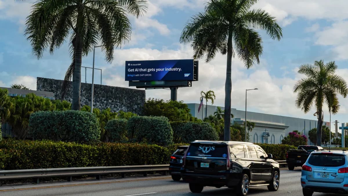 World Sports Advertising Delivers SAP Grow Campaign across Miami’s Airport and City during Grand Prix Weekend
