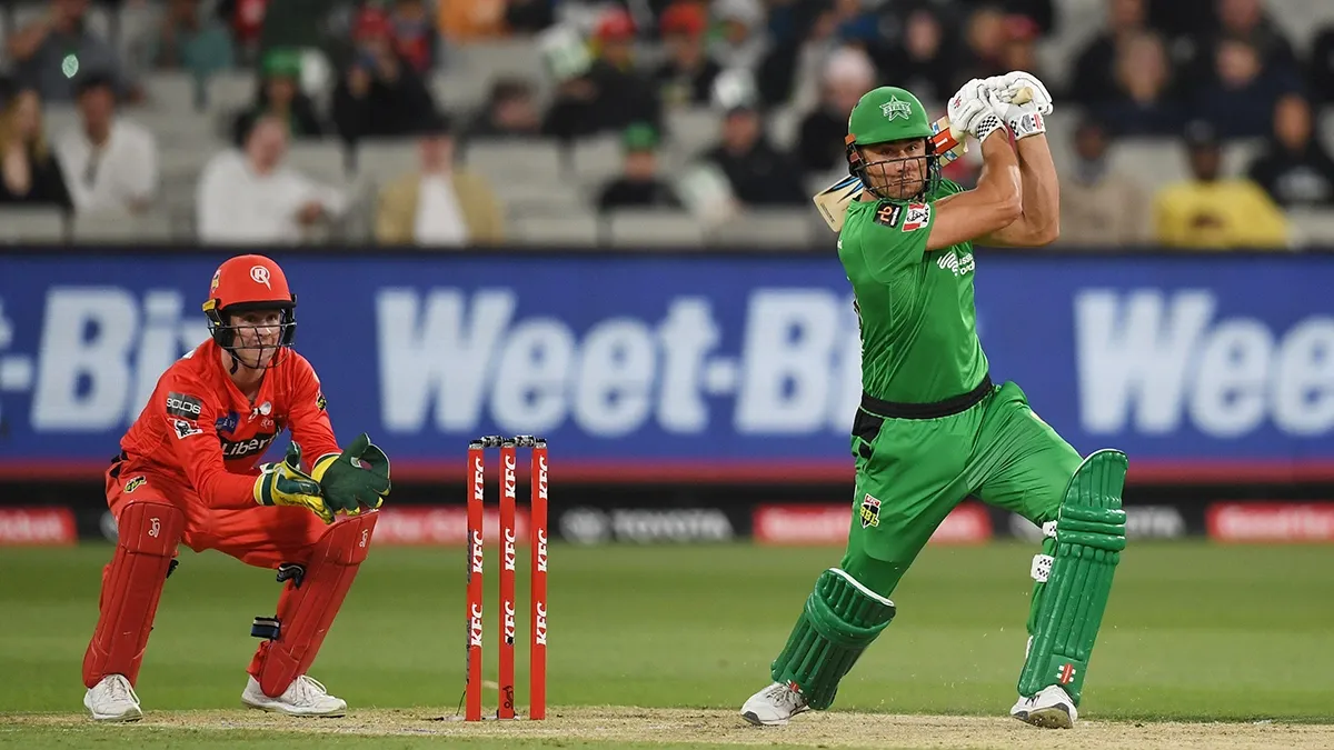 Big Bash League night cricket match with sports sponsorship and vibrant crowd - World Sports Advertising